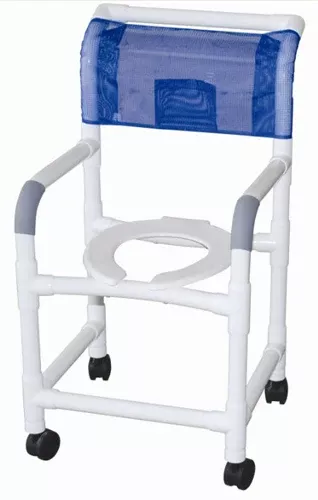 Shower Chair PVC w/Casters 18Internal Width(Custom)MJM