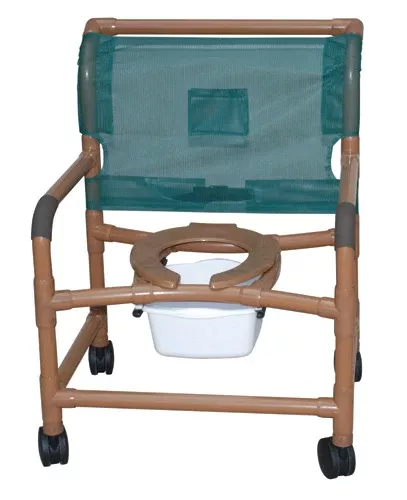 Shower ChairX-WidePVC DeluxeWood-Tone