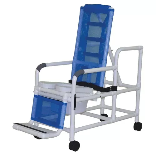 Shower/Commode Chair PVC Tilt-N-Space