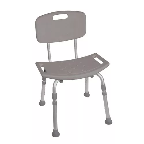 Shower Safety Bench W/Back - KD Tool-Free Asmy GreyCase/4