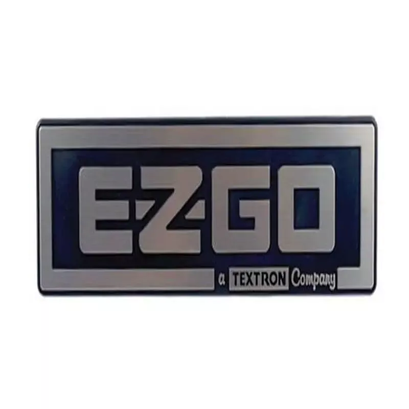 Silver / Black Nameplate for EZGO 1988-Current