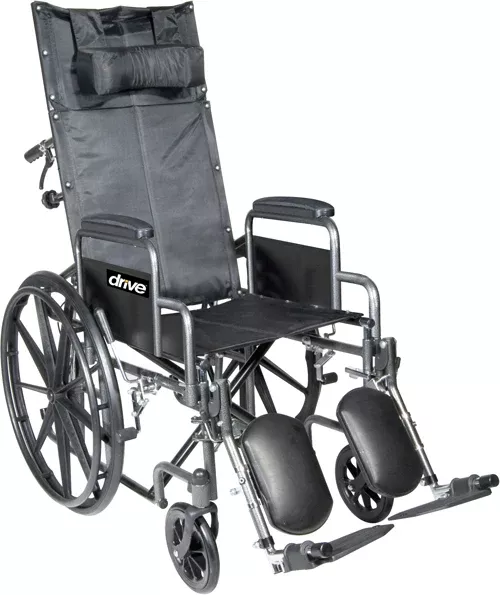 Silver Sport Full Reclining WC 20w/DDA & ELRBlack Uph.