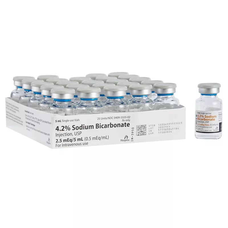 Sodium Bicarbonate 4.2% Injection Single-Dose Vials 5 mL x 25/Tray by Pfizer (Rx)