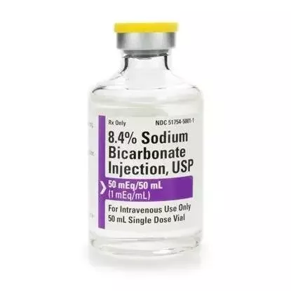 Sodium Bicarbonate 8.4% Injection 50 ml Vial, 25/pack (Rx)