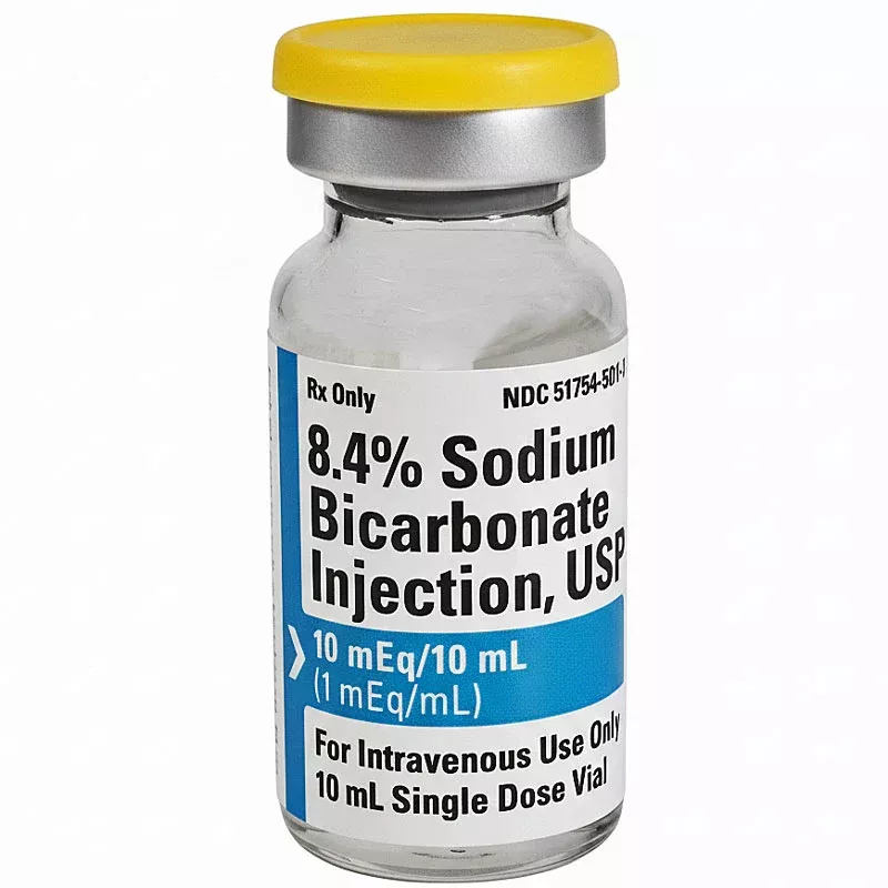 Sodium Bicarbonate Injection 8.4% Dose IV 10 mL Vial (Rx)