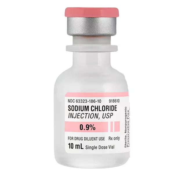 Sodium Chloride for Injection 10 ml Preservative Free 25/Pack (Rx)