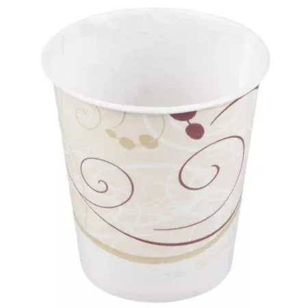 Solo Drinking Cup 5 oz. with Symphony Print and Wax-Coated Paper, 100/Sleeve