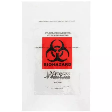 Specimen Transport Bag with Document Pouch McKesson 6 X 9 Inch, 1000 Count