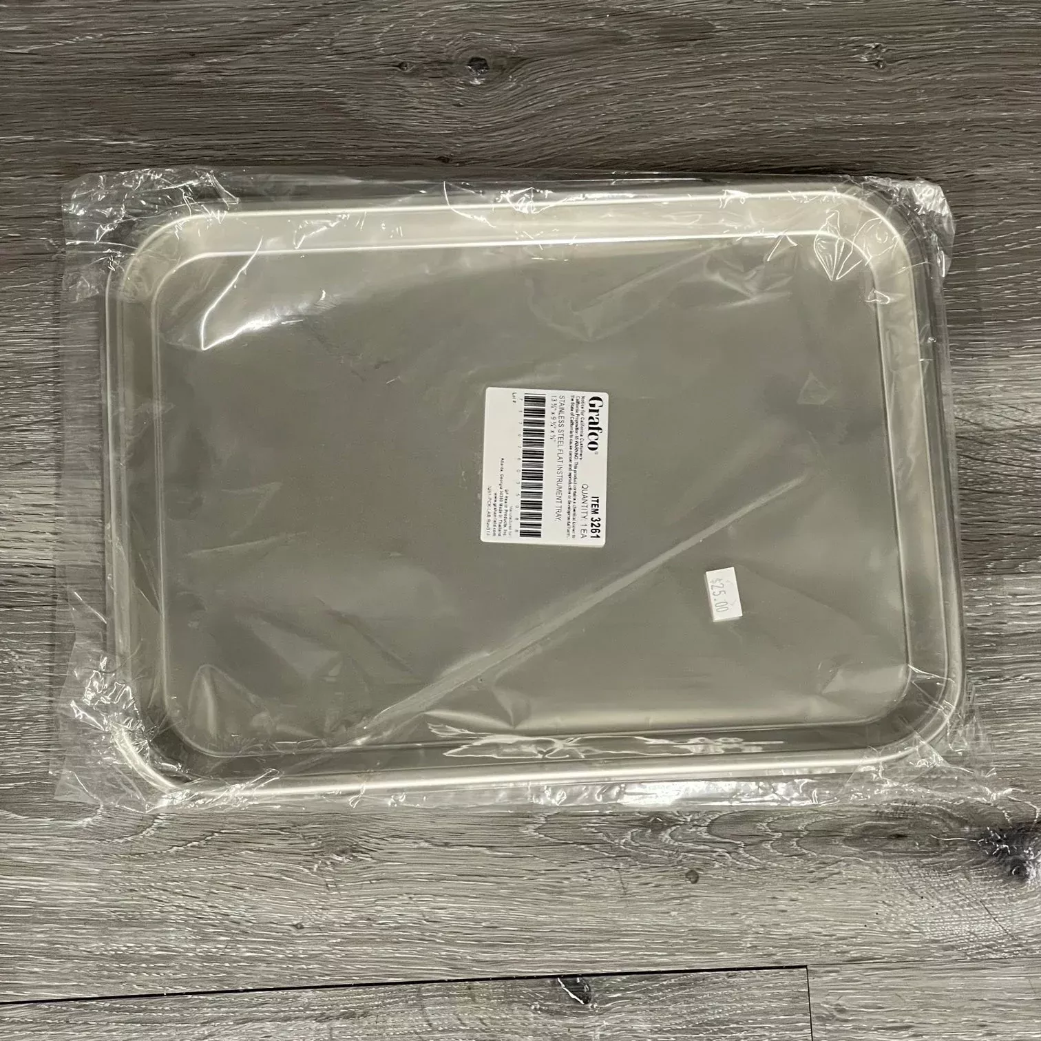 Stainless Steel Flat Tray (New)