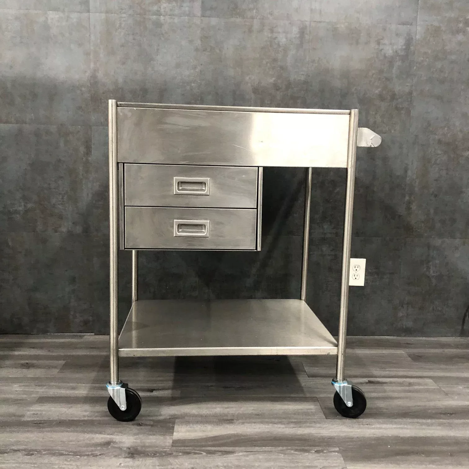 Stainless steel Instrument cart with drawers