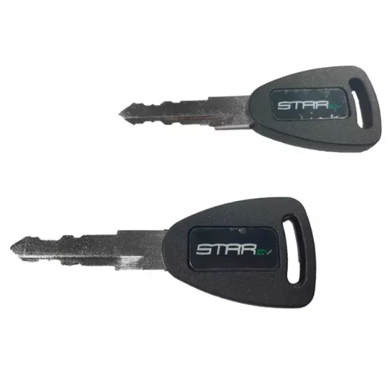 Standard Key Set for Star EV Golf Carts (Set of 2)