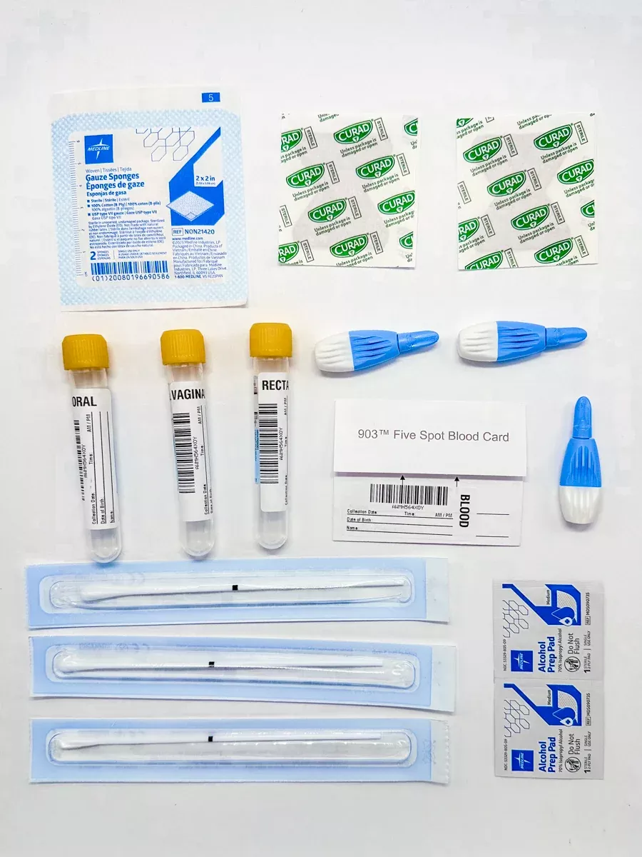Standard STI Panel – 3-Site At-Home Test [Easy Instructions]