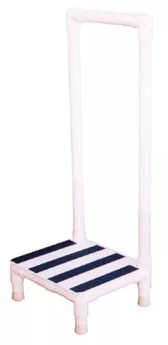 Step StoolMRISingle Step PVCw/Handrail