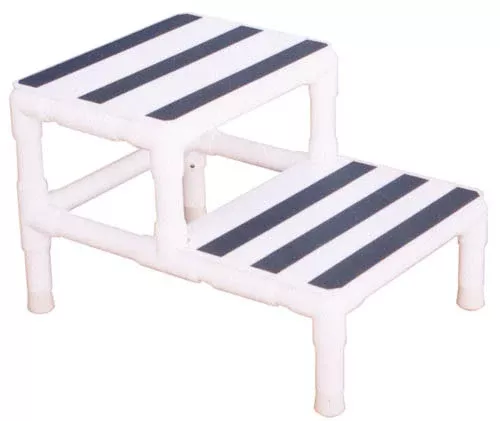 Step StoolMRITwo Steps PVC 16 W x 25 D x 16 H