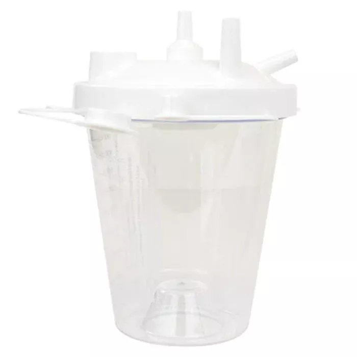 Suction Canister 800 cc Capcity, Hi Flow with Float Valve Shutoff