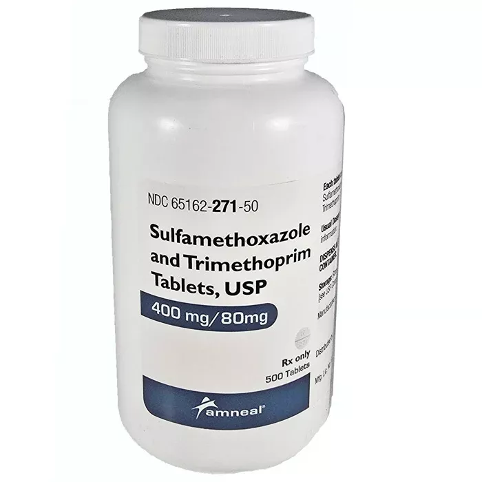 Sulfamethoxazole Trimethoprim Tablets 400 mg/80 mg, 500 Count (RX)