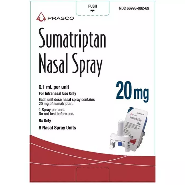 Sumatriptan Nasal Spray 20mg for Migraine Headache Relief