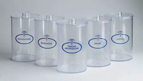 Sundry Jars- Plastic Labeled Set/5