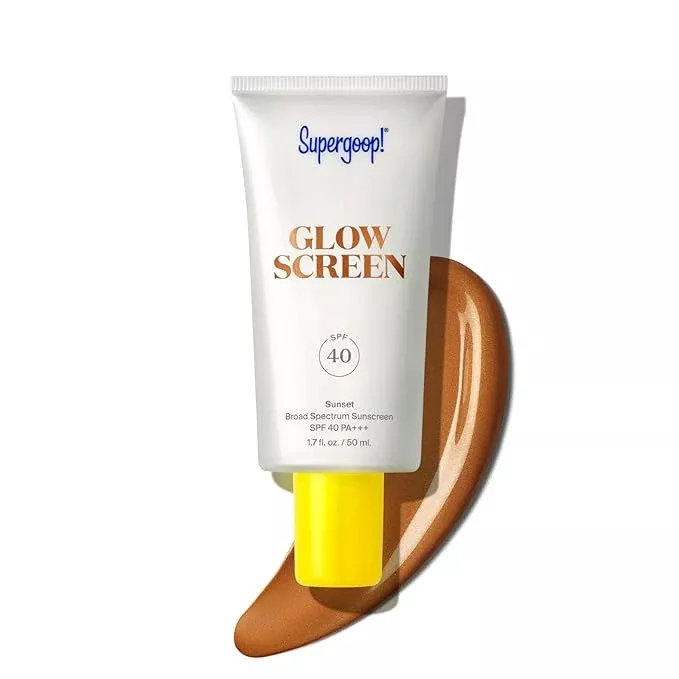 Supergoop! Glowscreen SPF 40 Sunset – Deep Bronze Tinted Sunscreen 1.7 oz