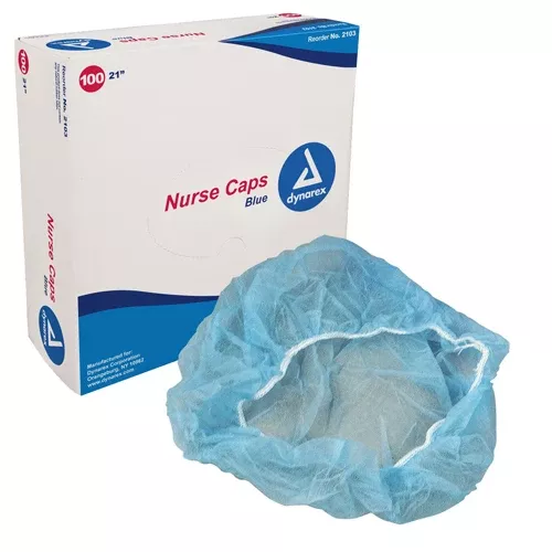 Surgical Caps Blue 21Bx/100