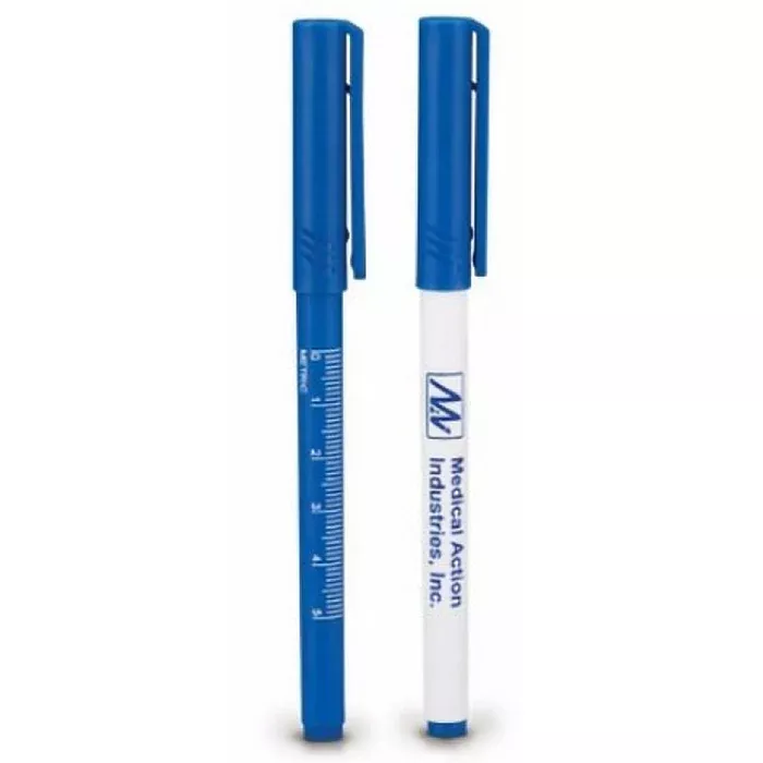Surgical Skin Markers Coated Ruler Regular Tip 25/Box