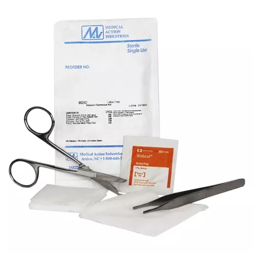 Suture Removal Kit with Adson Forcep, Littauer Scissors