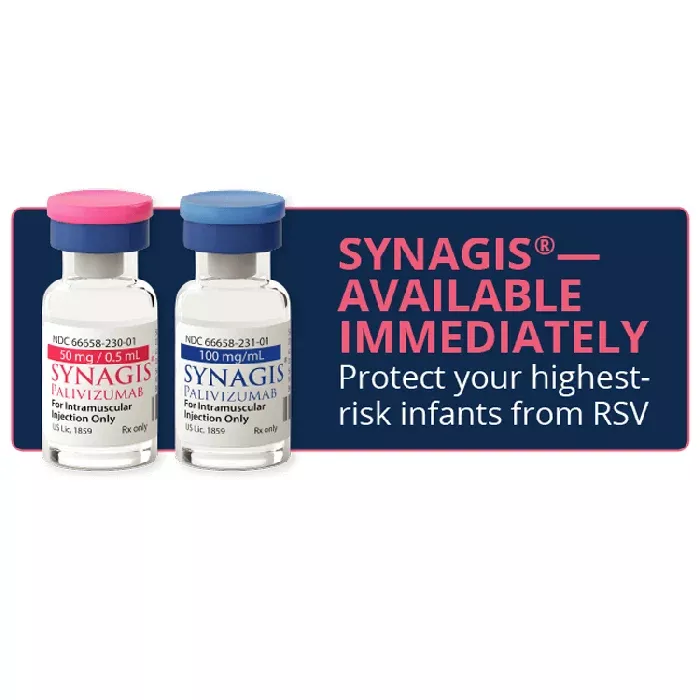 Synagis palivizumab 50mg/0.5 mL Single-Dose Vial