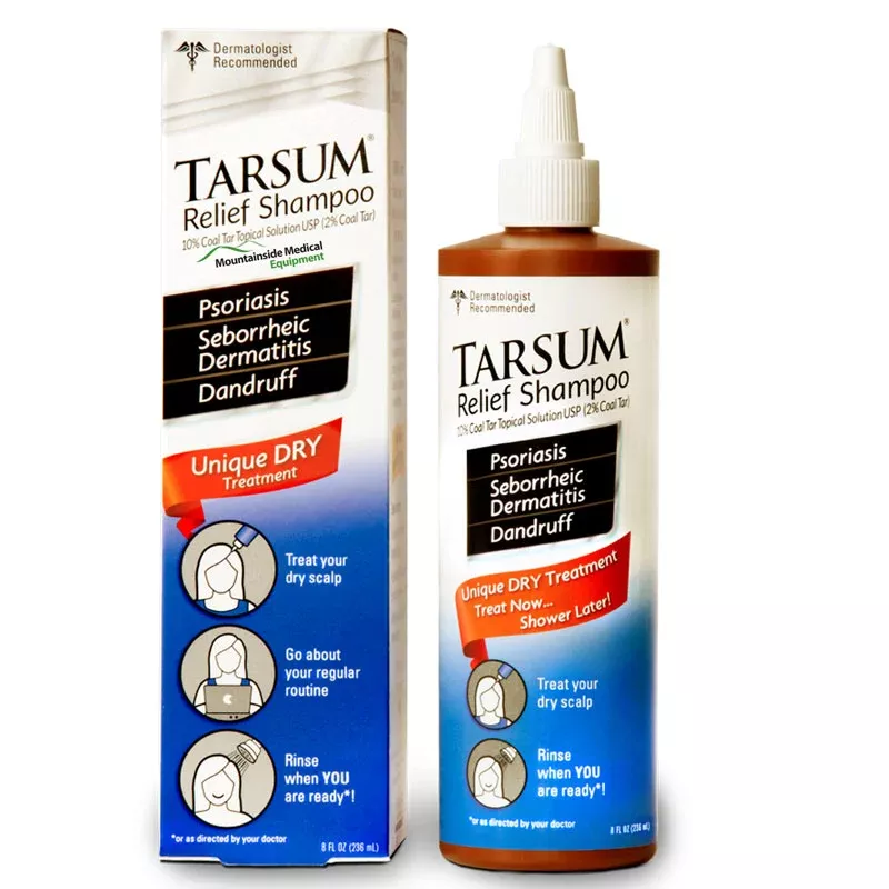 Tarsum Medicated Psoriasis Shampoo For Dry Scalp Relief 8 oz