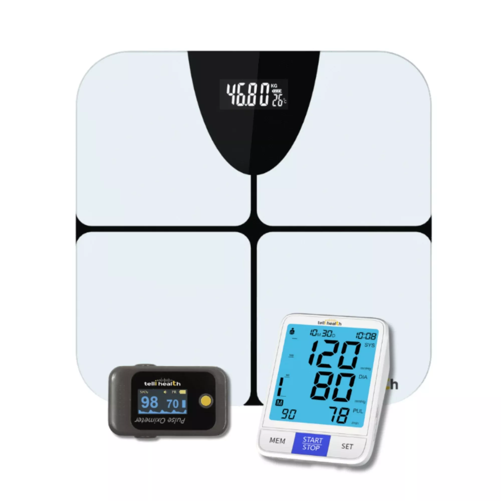 Telli Health Basic Wellness Monitoring Kit [4G LTE Devices]