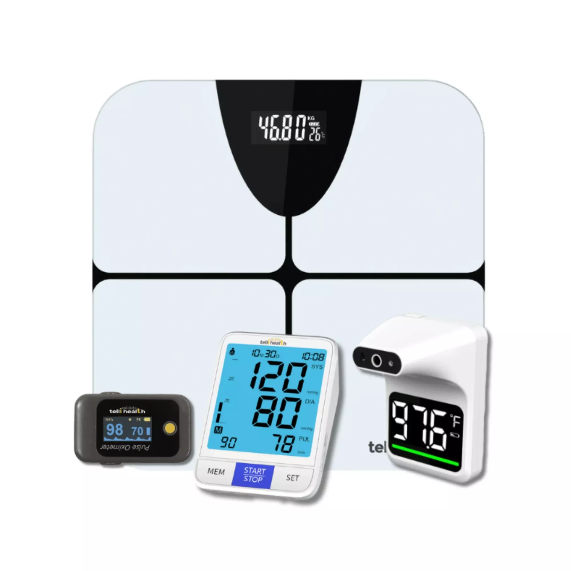 Telli Health Complete Wellness Monitoring Kit [4G LTE Devices]