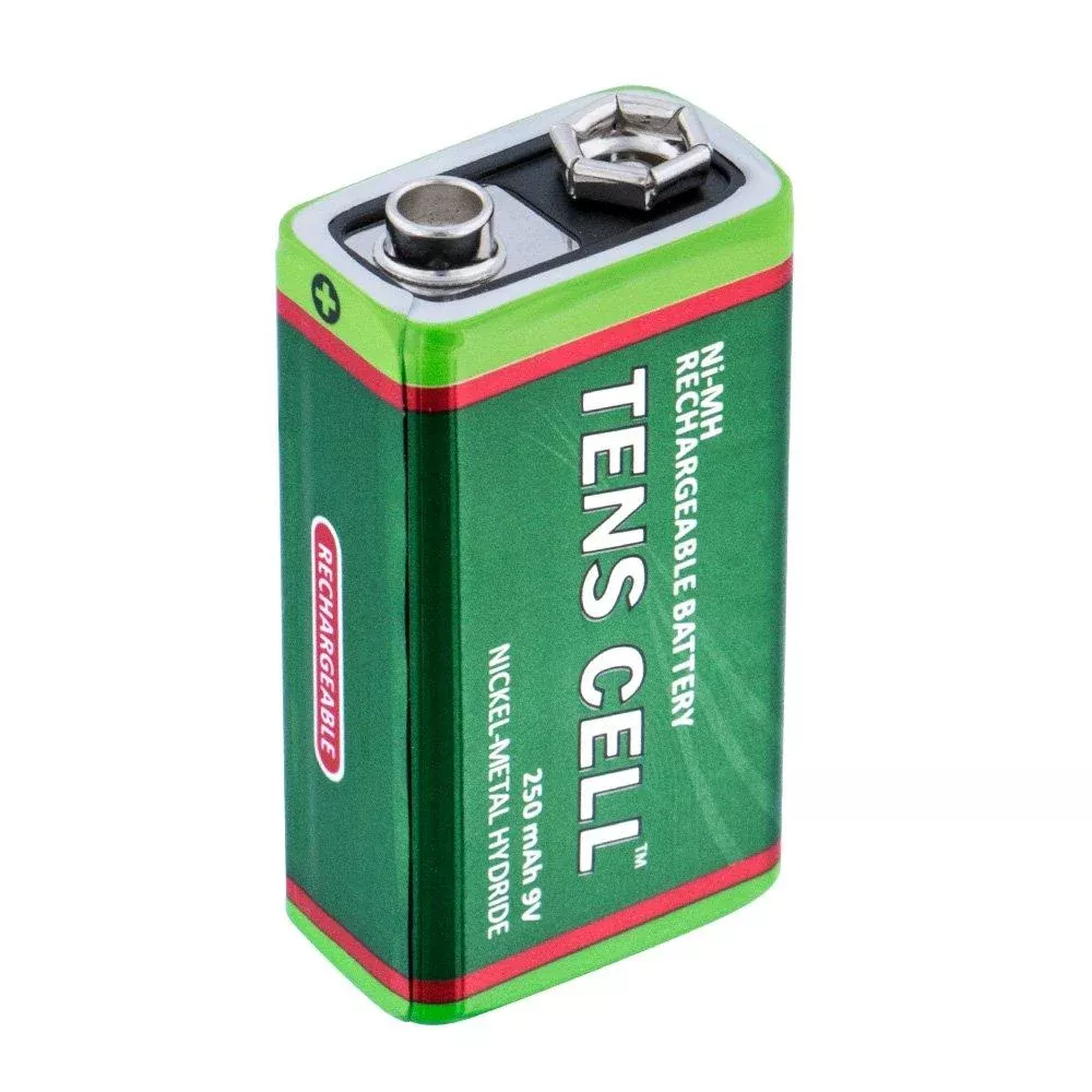TENS Cell 9V 250mAh NI-MH Rechargeable Premium Battery