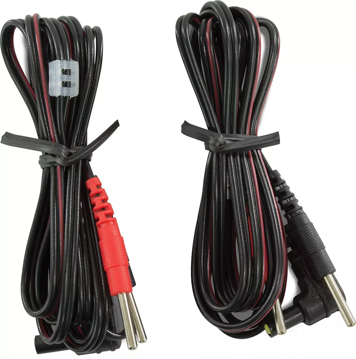 TENS Unit Wires - TENS Lead Wires For Electrodes - 5 Pair, 10 Total Lead Wires