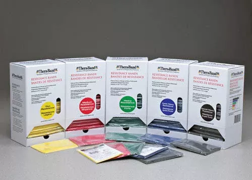 Theraband Dispenser Package Green30-5' Bands
