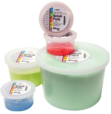 Therapy Putty, 5 lb. Container, Green; Medium