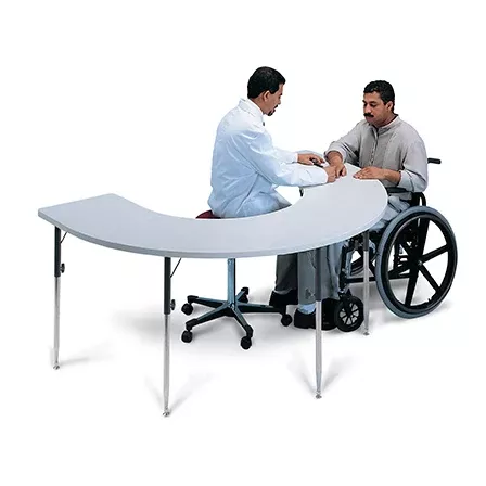 Therapy TableHorseshoe Shape Wheelchair Accessible