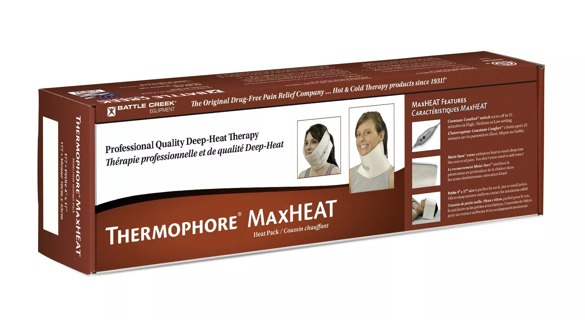 Thermophore MaxHEAT Moist Heat Pack (Model 177) Petite (4" x 17")