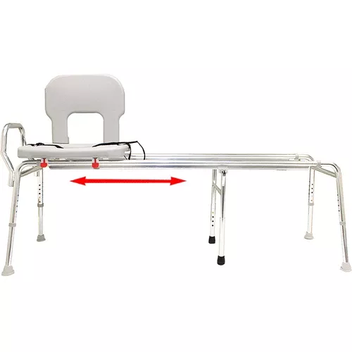 Toilet-to-Tub Sliding Transfer BenchLong