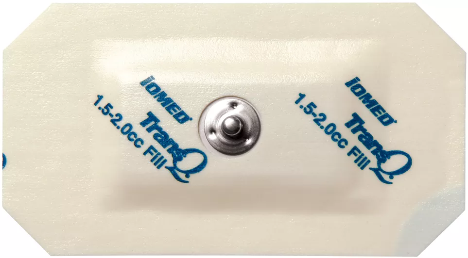 TransQe Iontophoresis Elecctrodes Medium 2.5 – 3.0 cc (12) box
