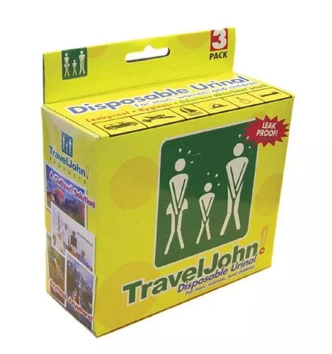 Travel John Disp Urinary PouchBx/3