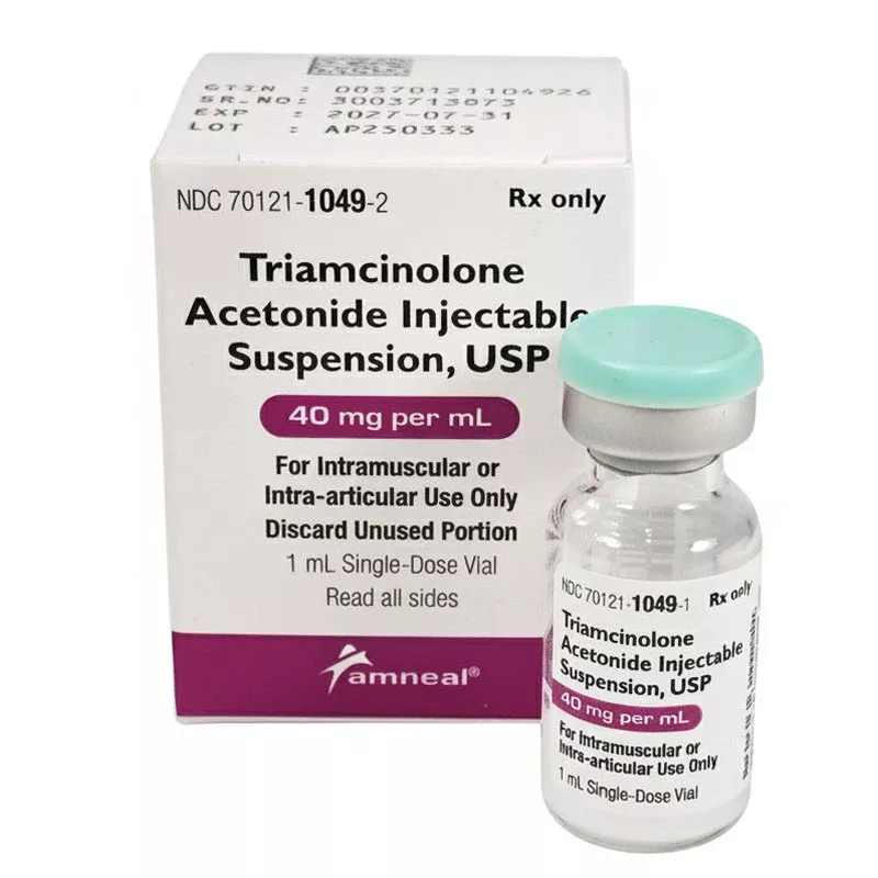 Triamcinolone Acetonide Injection 40 mg Per 1 mL, Single-Dose Vial (Rx)