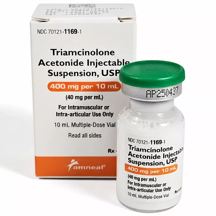 Triamcinolone Injection 40 mg/mL Multiple-Dose Vials 10 mL (Rx)