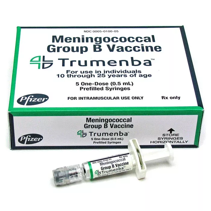 Trumenba Meningococcal Vaccine Group B Injection 0.5 mL x 5/Box Pfizer **Refrigerated