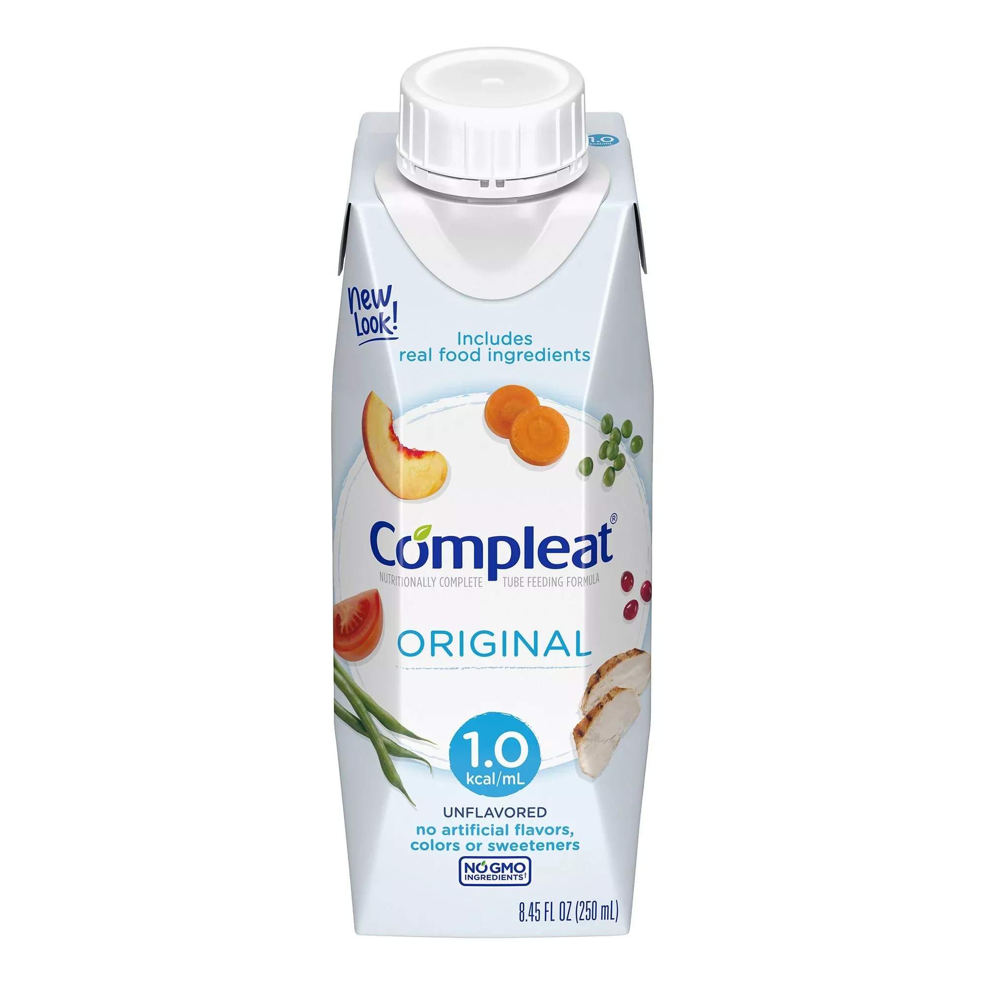 Tube Feeding Formula Compleat Original Unflavored Liquid 8.45 oz. Reclosable Carton