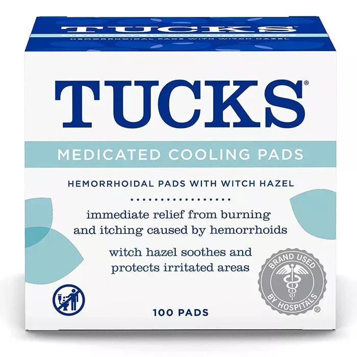 Tucks Medicated Cooling Hemorrhoid Relief Pads 100 Count