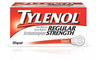 Tylenol Regular Strength Pain Reliever 325mg 100 Tablets