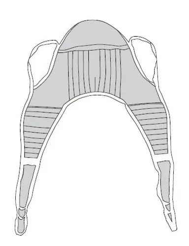 U-Sling Padded Polyester Medium33 x65w/Head Support