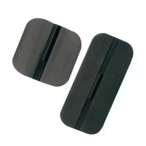 Uni-Patch Reflex Pregelled Carbon Stimulating Electrode 2" x 2" Square, Latex-free, Pin, Self-adhering, Solid gel