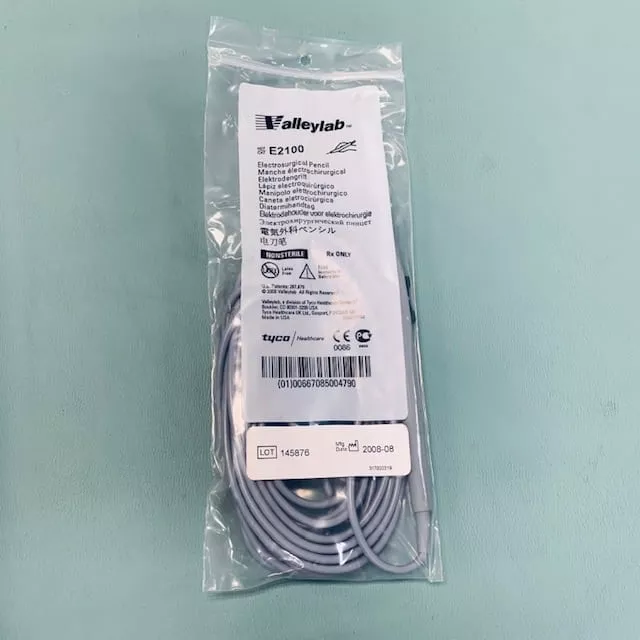 Valleylab E2100 Reusable Electrosurgical Pencil (New)