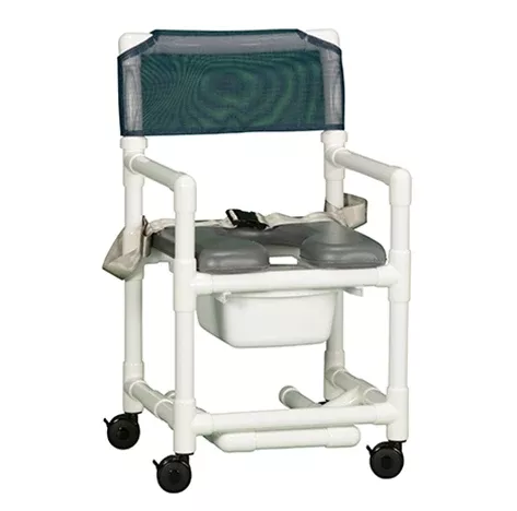 Value Line Open Front Soft Seat Shower Chair Commode