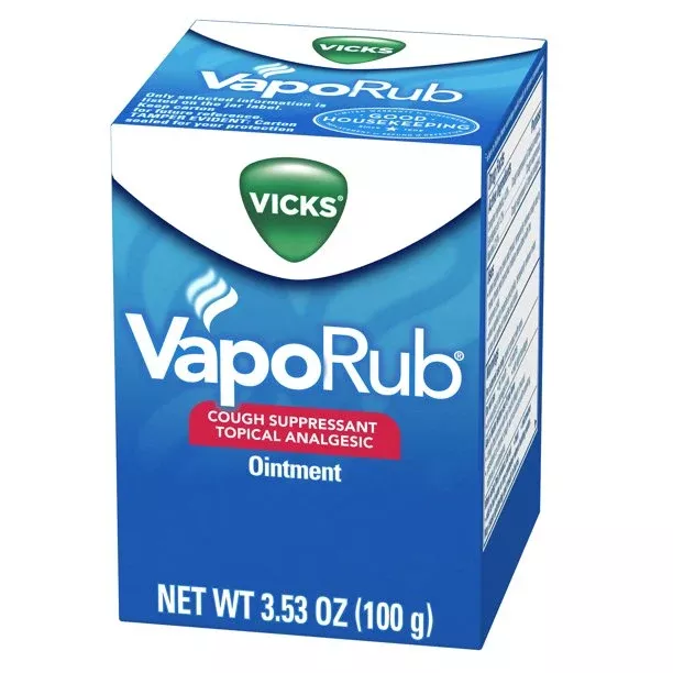 Vicks VapoRub Topical Cough Suppressant Original Ointment 3.53 oz